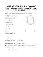 MỘT SỐ BÀI HÌNH HỌC CHO HỌC SINH VÀO TRƯỜNG CHUYÊN LỚP 6_3 pot