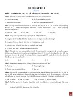 TUYỂN TẬP ĐỀ ÔN THI TỐT NGHIỆP TRUNG HỌC PHỔ THÔNG MÔN VẬT LÍ - PHẦN III doc