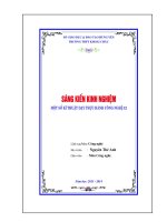 skkn một số kĩ thuật dạy thực hành môn công nghệ lớp 12