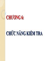 Quản trị học - CHƯƠNG 6: CHỨC NĂNG KIỂM TRA pptx