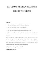 ĐẠI CƯƠNG VỀ CHẨN ĐOÁN ĐỊNH KHU HỆ THẦN KINH potx