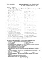 KỲ THI OLYMPIC ĐỒNG BẰNG SÔNG CỬU LONG ĐỀ THI ĐỀ NGHỊ MÔN TIẾNG ANH- ĐỀ 2 pot