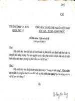 Đề thi môn: Lịch sử vật lý - đề 2 pptx