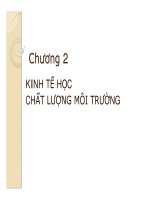 Kinh tế môi trường - Chương 2 docx