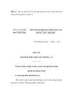 Mẫu báo cáo thành tích đề nghị tặng thưởng theo đợt thi đua hoặc theo chuyên đề (cho tập thể, cá nhân) pps