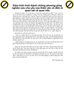 Giáo trình hình thành những phương pháp nghiên cứu chủ yếu của thiên văn cổ điển là quan sát và quan trắc p1 ppsx