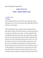 Đọc hiểu truyện ngắn 