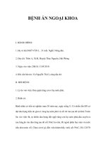BỆNH ÁN NGOẠI KHOA doc