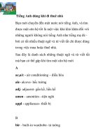 Tiếng Anh dùng khi đi thuê nhà pdf