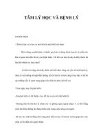 TÂM LÝ HỌC VÀ BỆNH LÝI.KHÁI NIỆM pdf