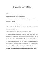 X QUANG CỘT SỐNG pps