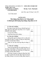 Hướng dẫn Xây dựng công đoàn cơ sở vững mạnh và đánh giá chất lượng hoạt động công đoàn cơ sở_4 ppt