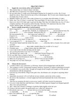 ĐỀ KIỂM TRA ANH VĂN - PRACTICE TEST 3 pptx