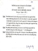 Đề thi hết môn: Vật lý chất rắn pps