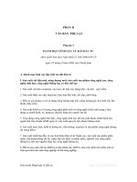 GIÁO TRÌNH LUÂT ĐẦU TƯ - VĂN BẢN PHỤ LỤC doc