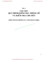 GIÁO TRÌNH KIỂM TRA CHẤT LƯỢNG SẢN PHẨM NGÀNH MAY - CHƯƠNG 3 : GIỚI THIỆU QUI TRÌNH KIỂM TRA THÔNG SỐ VÀ KIỂM TRA CHI TIẾT pps