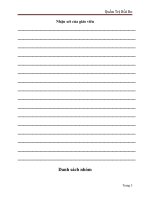 quản trị rủi ro đối với nhân viên thu ngân tại nhà sách fahasa