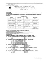 ĐỀ THI ĐỀ NGHỊ KỲ THI HỌC SINH GIỎI ĐỒNG BẰNG SÔNG CỬU LONG LẦN THỨ 18 MÔN : ANH VĂN pdf