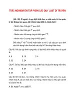 TRẮC NGHIỆM ÔN TẬP PHẦN CÁC QUY LUẬT DI TRUYỀN_2 docx