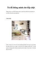 Tủ đồ thông minh cho bếp chật pot