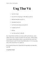Giáo án y khoa về bệnh ung thư - Ung Thư Vú pdf