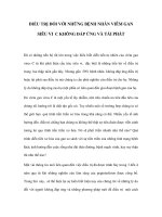 ĐIỀU TRỊ ĐỐI VỚI NHỮNG BỆNH NHÂN VIÊM GAN SIÊU VI C KHÔNG ĐÁP ỨNG VÀ TÁI PHÁT docx