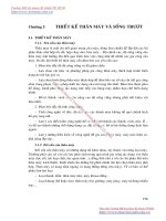 GIÁO TRÌNH THIẾT KẾ MÁY CẮT KIM LOẠI - CHƯƠNG 5 THIẾT KẾ THÂN MÁY VÀ SỐNG TRƯỢT doc