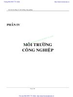 Giáo trình An toàn lao động và môi trường công nghiệp - Chương 11 pot