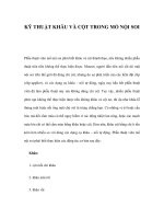 KỸ THUẬT KHÂU VÀ CỘT TRONG MỔ NỘI SOI pot