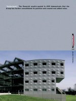 financial report 1999 holderbank the financial results posted in 1999 demonstrate that the group has further consolidated its position and created real added value