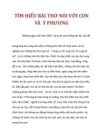 TÌM HIỂU BÀI THƠ NÓI VỚI CON VÀ Y PHƯƠNG_2 ppsx