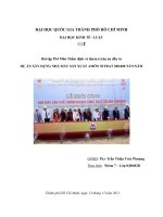 dự án xây dựng nhà máy sản xuất amôn nitrat 200000 tấn năm