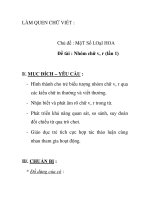 Giáo án mầm non chương trình đổi mới: Chủ đề : MộT Số LOạI HOA Đề tài : Nhóm chữ v, r (lần 1) pps