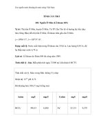 Các nguồn nước khoáng & nước nóng Việt Nam - Mô tả các nguồn nước khoáng và nước nóng ở Việt Nam 23 pdf