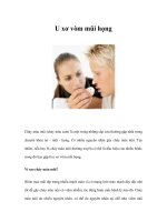 U xơ vòm mũi họng pot