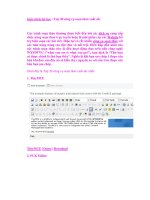 Giáo trình tin học : Top 20 công cụ soạn thảo xuất sắc doc