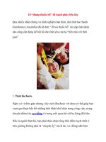 10 “thang thuốc bổ” để hạnh phúc bền lâu potx