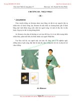 Giáo trình Thiết kế trang phục IV - Phần 2: Phương pháp thiết kế - Chương 3 pot