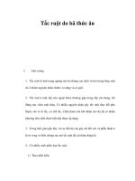 Tắc ruột do bã thức ăn doc