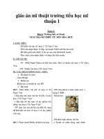 giáo án mĩ thuật trường tiểu học mĩ thuận _1 potx