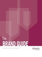 Tài liệu Brand Guide 2013 (Thiết kế đồ họa)