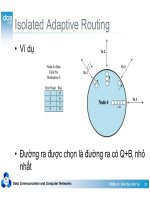 Kỹ thuật truyền số liệu : Tìm đường trong mạng chuyển mạch part 3 pdf
