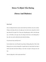 Stress Và Bệnh Tiểu Đường (Stress And Diabetes) pdf