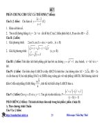 ĐỀ LUYỆN THI CẤP TỐC MÔN TOÁN 2011 - ĐỀ SỐ 7 ppt