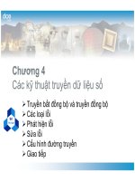 Kỹ thuật truyền số liệu : Các kỹ thuật truyền dữ liệu số part 1 ppsx