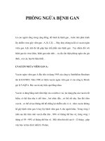 PHÒNG NGỪA BỆNH GAN pps