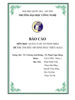 tìm hiểu mô hình phát triển agile