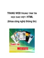 TRANG WEB TRUNG TÂM TIN HỌC SAO VIỆT- HTML (khoa công nghệ thông tin) pps