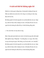 4 cách nói khi bé không nghe lời pot