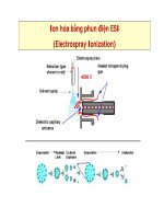 Bài giảng KHỐI PHỔ & LC-MS part 4 pptx